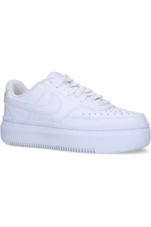 Nike Dames Sneakers - Court Vision Alta Witte Sneakers
