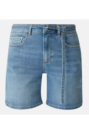 Comma, Dames Shorts - Casual Identity Blauwe Jeans Short