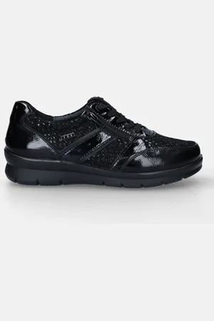G Comfort Zwarte Veterschoenen