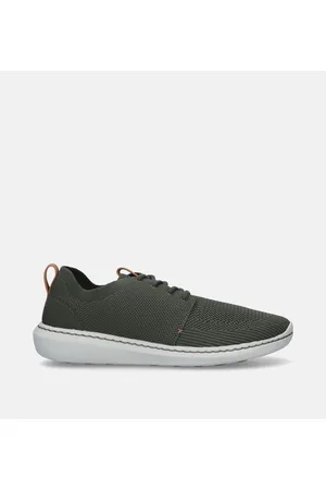 Clarks Step Urban Mix Kaki Veterschoenen