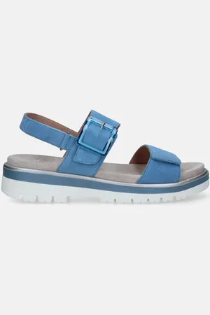 ARA Malaga-S Blauwe Sandalen