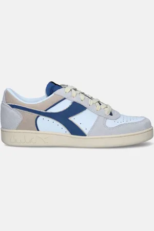 Diadora Magic Basket Low Suede Witte Sneakers