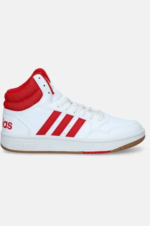 adidas Hoops 3.0 Mid Witte Sneakers