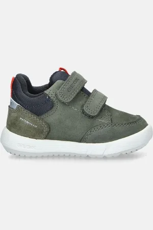 Geox Hyroo WPF Groene Velcroschoenen