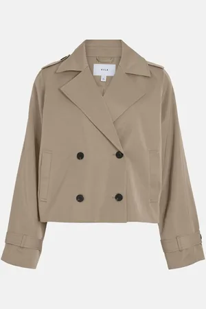 VILA Addison Korte trenchcoat