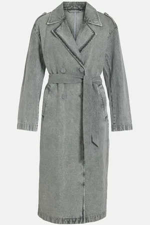 VILA Ci Grijze Jeans trenchcoat
