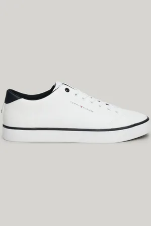 Tommy Hilfiger Vulc Low Chambray Witte Veterschoenen