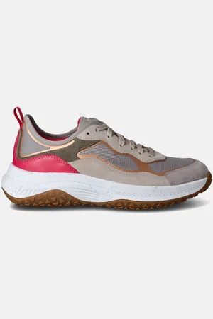 Geox Oliviera Grip Grijze Sneakers