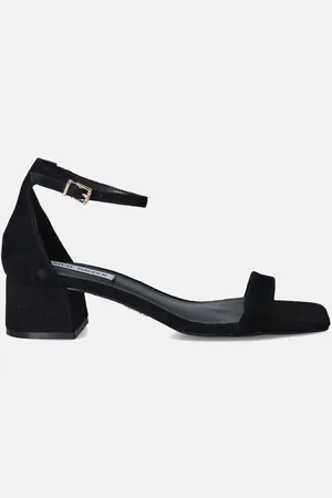 Steve Madden Gena Zwarte Sandalen met blokhak