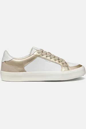 Geox Emmeleny E Witte Veterschoenen