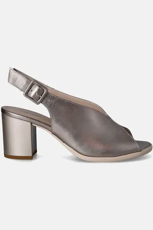Nero Giardini Bronzen Sandalen met blokhak