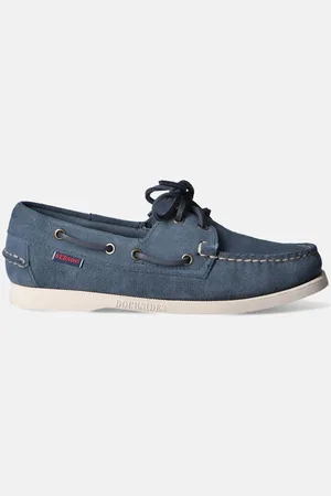 SEBAGO Portland Flesh out Blauwe Bootschoenen