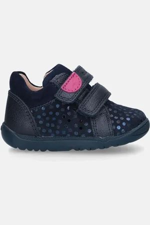 Geox Macchia Blauwe Babyschoentjes