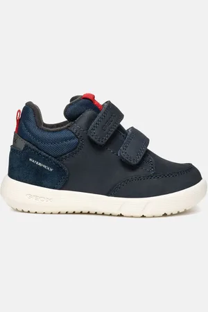 Geox Hyroo WPF Blauwe Velcroschoenen