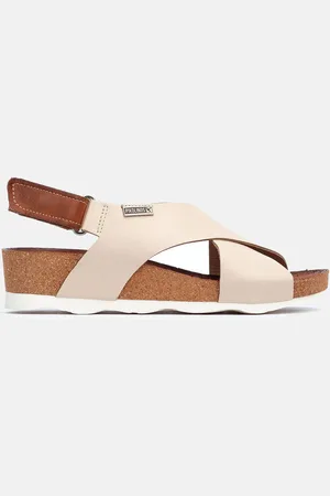 Pikolinos Mahon Ecru Sandalen