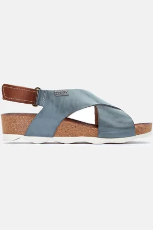 Pikolinos Mahon Blauwe Sandalen