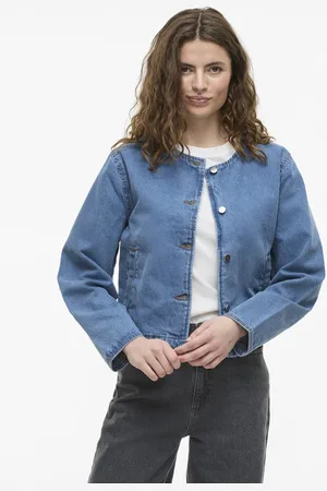 VILA Reba Blauwe Jeansjas