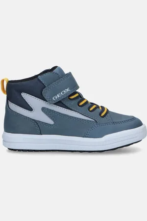 Geox Arzach Blauwe Hoge Sneakers