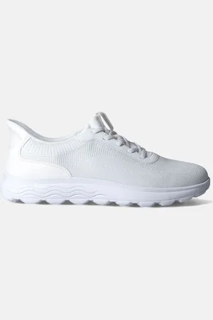 Geox Spherica Plus Witte Veterschoenen