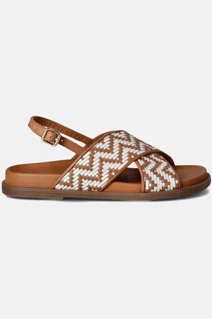 Geox Adelash Bruine Sandalen Chevron