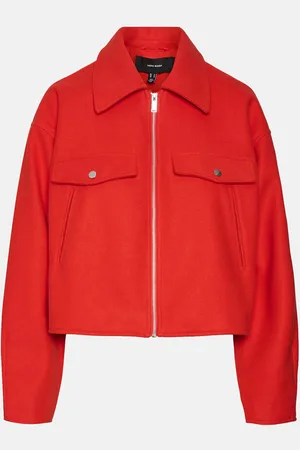 VERO MODA Fortunefrej Rode korte jas