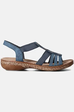 Rieker Blauwe Sandalen