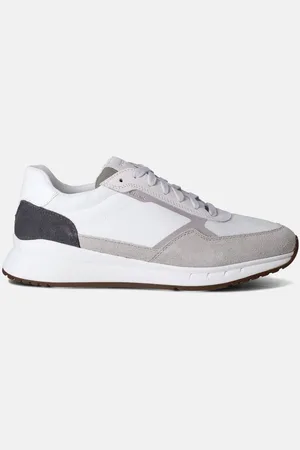 Geox Branthon Grijze Veterschoenen