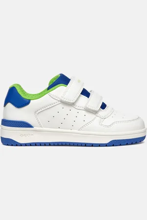 Geox Washiba Witte Velcroschoenen