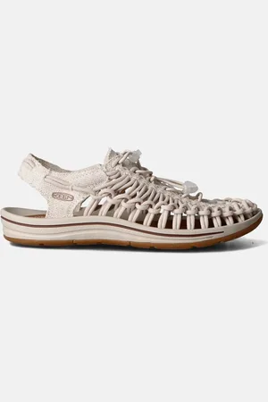 Keen Uneek Canvas Ecru Sandalen