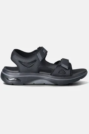 Skechers Go Walk Arch Fit 2.0 Zwarte Sandalen