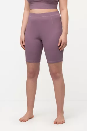 Ulla Popken Grote Maten Yoga 3/4-leging, Dames, bruin