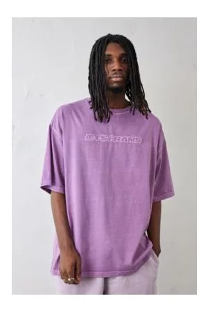 iets frans... T-shirts - Iets frans. Purple Big Embroidered T-Shirt