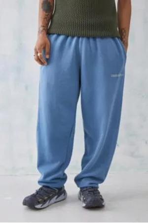 iets frans... Heren Joggingbroeken - Iets frans.Overdyed Blue Joggers
