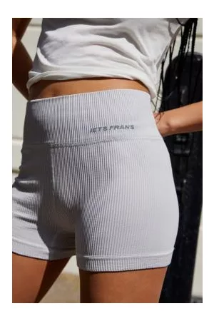 iets frans... Dames Cycling Shorts - Iets frans. Grey Ribbed Cycling Shorts