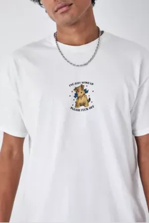 Urban Outfitters UO Je Viens De Me Réveiller T-Shirt par taille: Medium