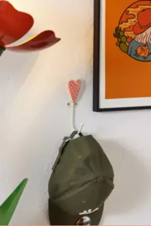 Urban Outfitters Crocher caur peint par en Rouge colore taille: TAILLE UNIQUE