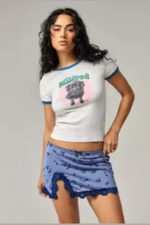 Urban Outfitters UO Printed Slip Mini Skirt par en taille: TTP