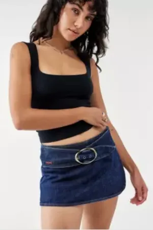 BDG Missy Denim Skort en taille: 2XS