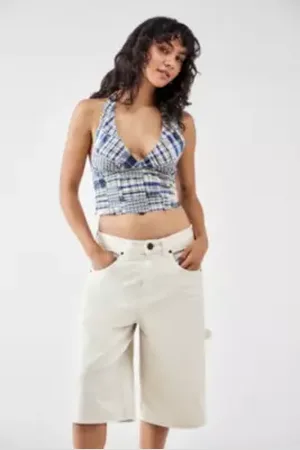 BDG Astrid Longline Dirty Ecru Jorts en taille: 36