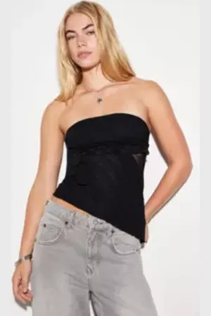 Kimchi Blue Haut tube en dentelle Nora en taille: XL