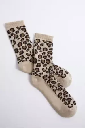 Urban Outfitters Chaussettes Imprimé Léopard par en taille: TAILLE UNIQUE