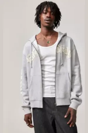 ED HARDY Sweat à capuche zippé UO Exclusive avec appliqué en taille: XL