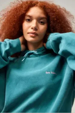 iets frans... Iets frans. Deep Teal Hoodie en taille: XL