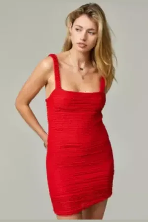 Archive At UO Robe Mini en Dentelle Rouge en taille: Small
