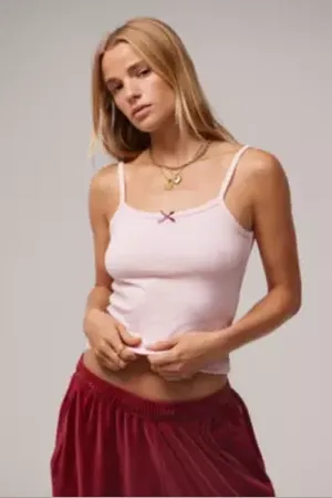 Kimchi Blue Haut Cami Corey Bow en taille: XL