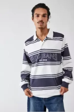 BDG Chemise de rugby à rayures en taille: Small
