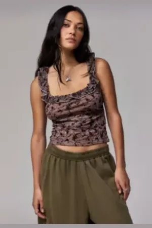 Urban Outfitters Débardeur en dentelle florale UO Ella par en taille: G