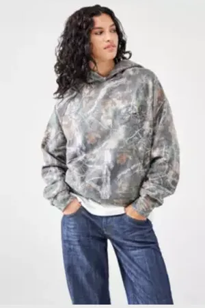 BDG Sweat à capuche raglan camouflage en taille: XS