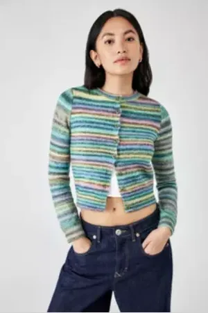 BDG Cardigan Rayé Teinture-Espace en taille: XS