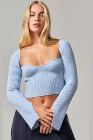 Kimchi Blue Haut en maille côtelée Juliet en taille: XL